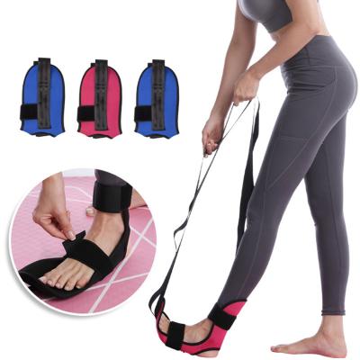 China Non-slip Yoga Stretch Belt Ligament Stretching Strap Ankle Joint Orthotics Tape Rehabilitation Training Belt for sale