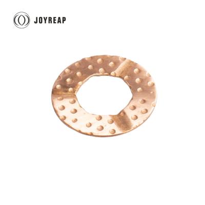 China CuSn6P CuSn8P0.3 Bronze Bearing Bushing / Bronze Thrust Washer for sale