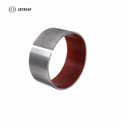 China  Metal Plain Bearing PTFE Coated Composite DP4 Bushing for sale