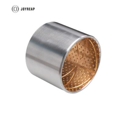 China Wrapped Bimetal Bushing Copper Alloy Sinter Bronze Bush CuPb6Sn6Zn3 for sale