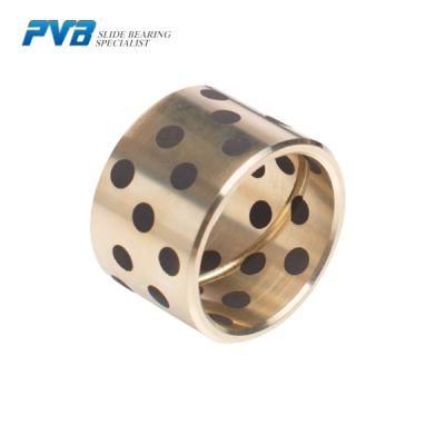 China 500SP CAC304 Graphite Bronze Bearing Bushes High Strength LSB Brass Bearings for sale