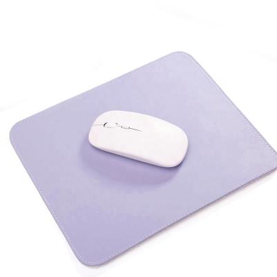 China Factory Directly Selling Customized Purple Leather Mouse Pad Laptop Keyboard Eco-friendly Desk Pad For Office for sale