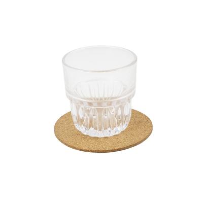 China Wholesale Sustainable High Quality Natural Eco Friendly Round Table White Cork Coaster Coffee Beer Tea Cup Coaster Mat for sale