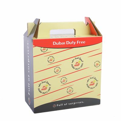 China Recyclable Printing Custom Logo Fresh Flower Transport Box Brown Kraft Corrugated Shipping Boxes for sale