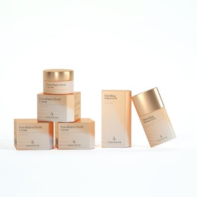 China High Quality Recycled Materials Cardboard Full Color Rigid Skincare Box Cosmetic Packaging for sale