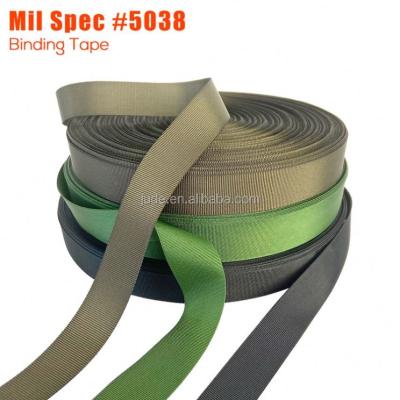 China High Tensile Ply Mil-W-5038 Mil-PRF-5038 Mil Spec Tape Bias Braid JUDE Webbing Viable Nylon Web Parachute Tape for sale