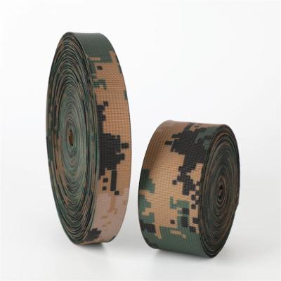 China Sustainable Wholesale Multifunctional Outdoor Camouflage Mil Spec MARPAT Woodland Camouflage Outdoor Training Nylon Tactical Strap for sale