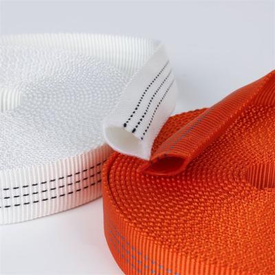 China Good color fastness; 66 Woven Textile High Strength Durable Tubular Nylon High Strength Strap Outdoor Training Strap for sale