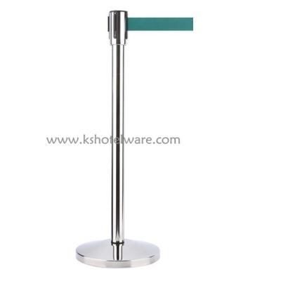 China 201#Stainless Steel Queue Stand Retractable Stand Pole for sale