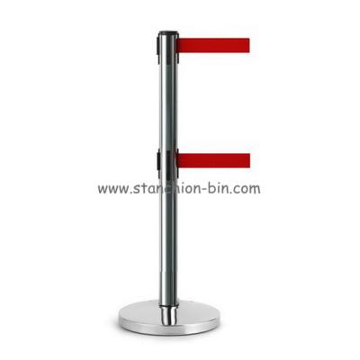 China 201#Stainless Steel Wholesale Or Retail Airport Queue Line Check Barrier for sale