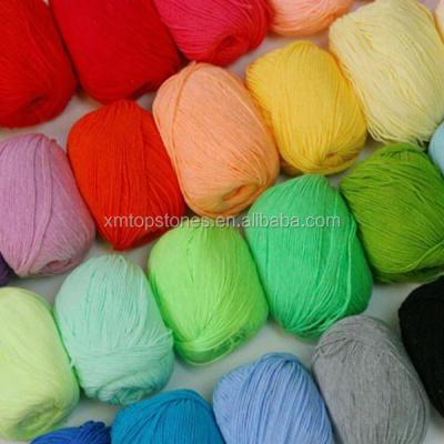 China High Tenacity 2018 Coloful Wholesale Hand Knitting Baby 3Ply Yarn For Crochet Free Sample en venta