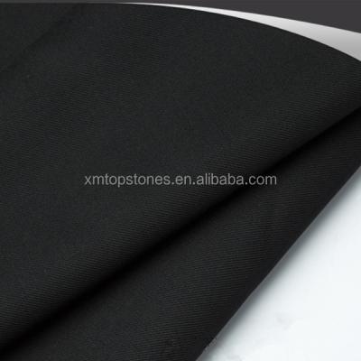 China Plain/Poly Black Wool 20/80 Mens Suit Fabric Italian Style In Stock for sale