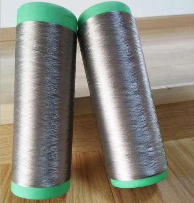 China Anti-bacteria 100% Silver Conductive Fiber Yarn 70D for sale