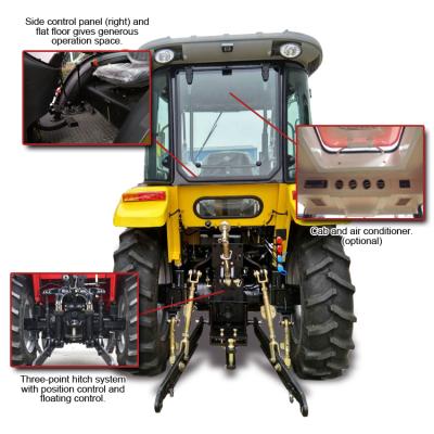 China Farms SJH 140hp 4x4 Tractor Agricultural Machinery With YTO Engine 16F+8R Tractor for sale