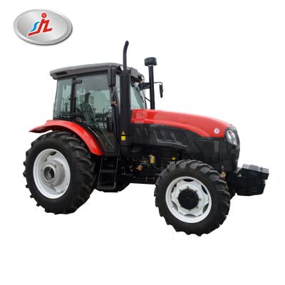 China Farms SJH 120HP Four Wheel Tractor Cultivating Shredder Machine for sale