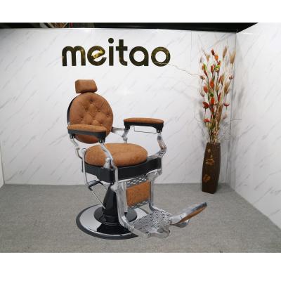 China 2021 Hot Sale Modern Barber Chairs Metal Hairdressing Chairs Portable Beauty Chair Equipment for sale