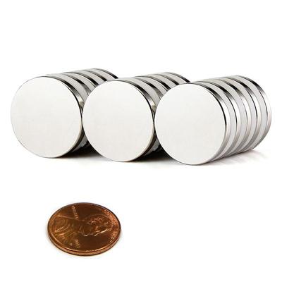 China Round industrial magnet neodymium magnet disc ndfeb rare earth magnets for sale