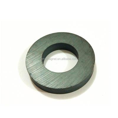 China Industrial Strong Permanent Magnet Ring Ferrite / Y30 Ceramic Magnets For Speakers for sale