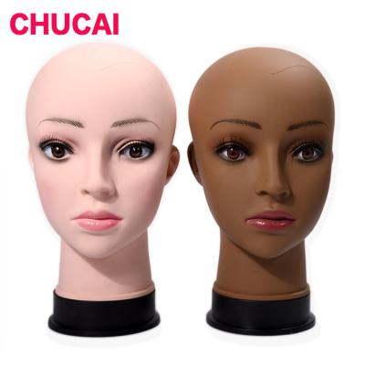 China With wholesa main European and American female black PVC skin model cheap head wig body model jewelry scarf hat wig display model factory for sale