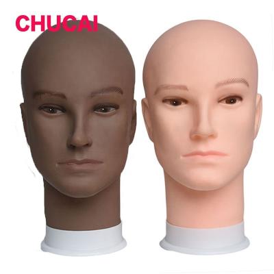 China With Hot Sale Plastic Cheap Female Head Female Mannequin Display Wig Cap OEM Style Stand Cloth Black White Black Color Accept Type for sale