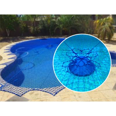 China Easy Install Good Selling Blue Nylon Swimming Pool Safety Net for sale