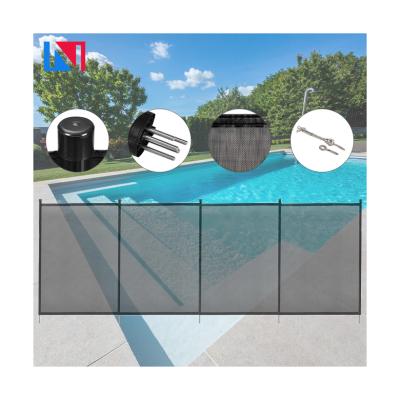 China North Breathable Metal Fence Fabric Premium Pool Fence Easily Assembled Removable Black For Swimming Pools for sale