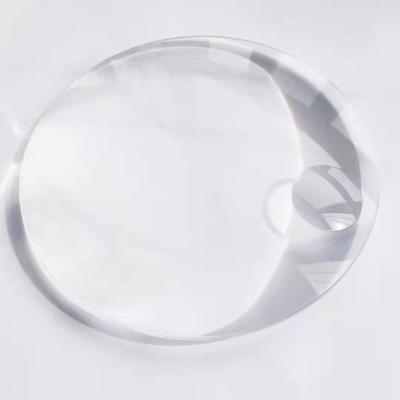 China 120mm HD Acrylic Lens Optical Instruments 160Mm Magnifying Ilulinated Lens Custom Double Convex Optical Lens for sale