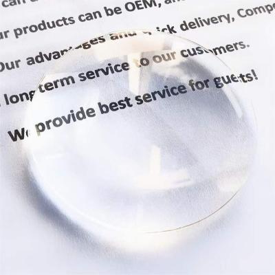 China Optical Lens China Optical Lens 60mm Acrylic Biconvex Lenses Spherical Led Lenses Manufacturer for sale