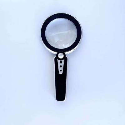 China Lights are large convertible high quality magnifying glass with light and ultra bright HD handheld reading for seniors and children for sale