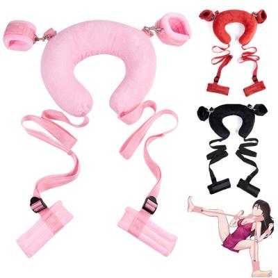 China Bondage Fun Sexy Wholesale Amazon Leather Body Bed Restraints Individual BDSM Bondage Set Sex Toys For Couples BDSM Bondage Fetish Kit for sale