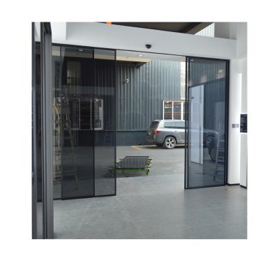 China Decoration OREDY high grade automatic dimming glass magnetic levitation sliding door for household toilet for sale