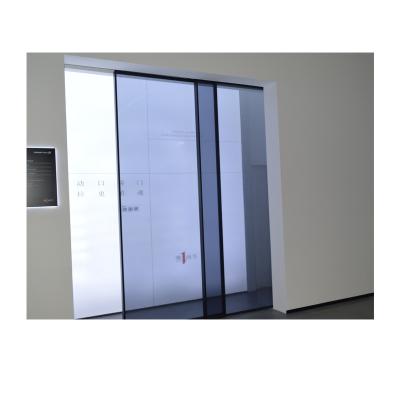 China Decoration OREDY hot sale single leaf dimming glass magnetic levitation sliding Door for automatic door for sale