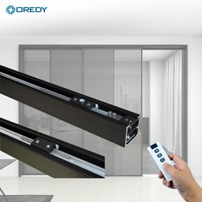 China Decoration OREDY magnetic levitation automatic sliding door for restaurant switchable dimming glass door sliding door for sale