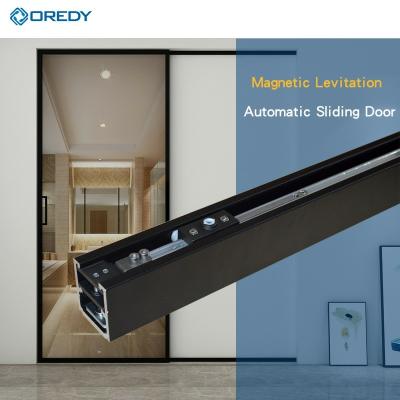 China Decoration OREDY infrared sensor dimming door magnetic levitation sliding door for automatic door for sale