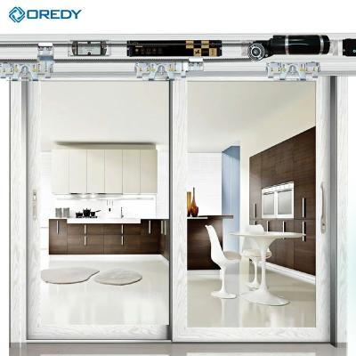 China Chinese OREDY 200KG electric sliding door system automatic sliding door unit for automatic glass door sensor for sale