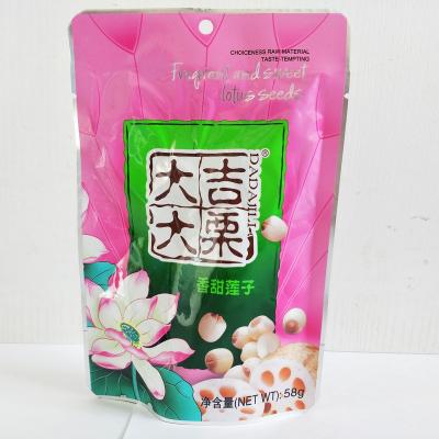 China Nutritious Sweet Lotus Seed Snack With Foil Bag for sale