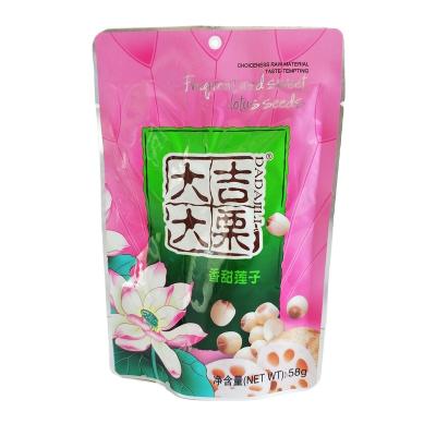 China Nutritious Sweet Lotus Seed Snacks With Foil Bag for sale