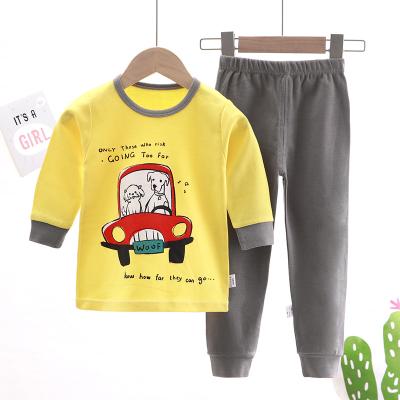 China Breathable Spring Autumn Baby Boys Children Clothing Sets 2 Suits 100% Cotton Kids Sweat Suits for sale