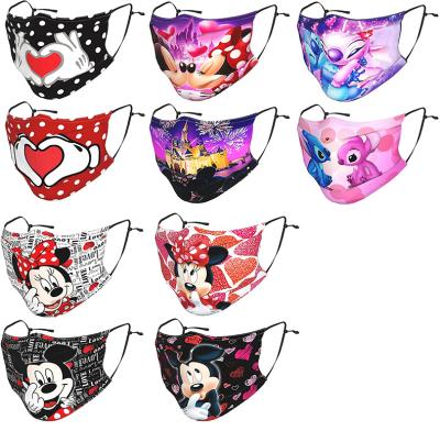 China New Polyester/satin/silk Amazon Couple Cotton/Cotton Maskes Autumn And Winter Thermal And Cute Cartoon Valentine's Day Maskes Windproof for sale