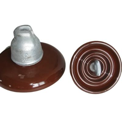 China 52-1 LOW VOLTAGE Disc Porcelain Suspension Insulator For 11KV Pole Line for sale