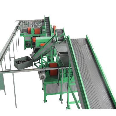 China Factory High Quality Plastic Recycling Machine Production Line For Tire Crush Machine for sale