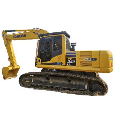 Chine Excavateur moyen de 24 tonnes utilisée Komatsu PC240LC PC240 Excavateur à rampe à vendre