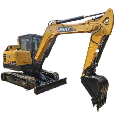 China 6 Tons Hydraulic Used Mini Excavator Machine Sany SY60C PRO 2021 Years for sale