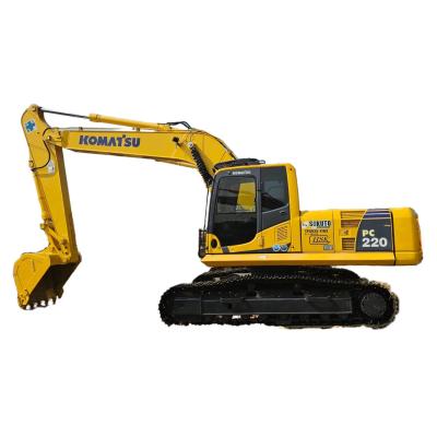 China Hydraulic Medium Excavator Secondhand Komatsu PC220 Excavator for sale