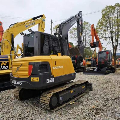 China Ec60d Used Volvo Excavator Small 6 Ton Excavator Power Trowel for sale