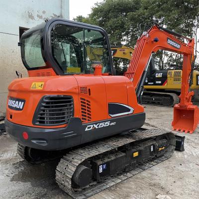 China DX55 DH55 Used Doosan Excavator Secondhand 5 Ton Mini Excavator for sale