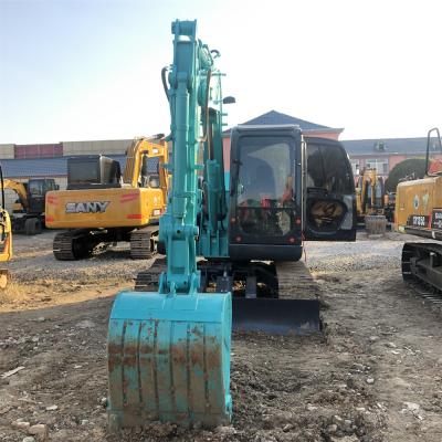 Китай Подержанный экскаватор Kobelco Mini Crawler Excavator Sk75 Вторая рука японский экскаватор Kobelco Sk75-8 продается