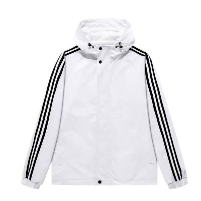 China Breathable Blank Outdoor Jacket Custom Logo Waterproof Windbreaker Jackets Plus Size Men's Tracksuit Jacket for sale