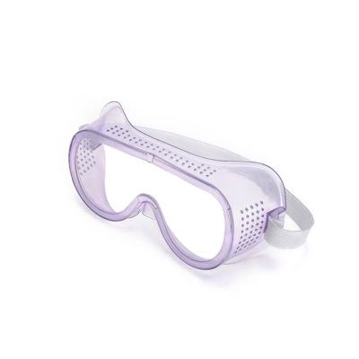 China Niebla anti flexible del rasguño de las gafas de seguridad de los respiraderos directos largos resistentes de la durabilidad en venta