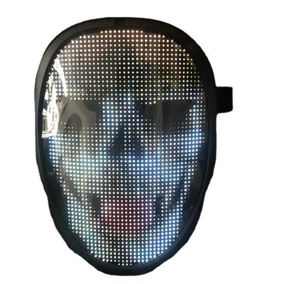 China ABS+PVC+Silicone Prop Full-Mask Face Shield Halloween Purge Light Changing Mask Halloween ABS+PVC+Silicone Purge Light Multi Control Fancy Mask Light Animations for sale